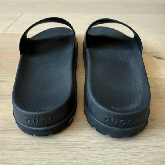 Gucci Men's Web Slide Sandal Size 43/us 10 - Picture 7 of 11